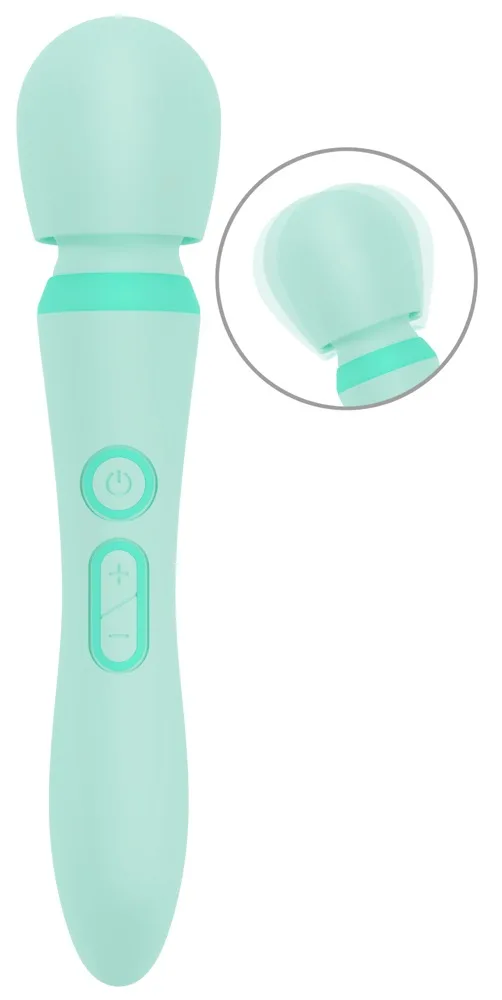 be Sassy Massagestab „Wand be Strong“ mit beweglichem Massagekopf