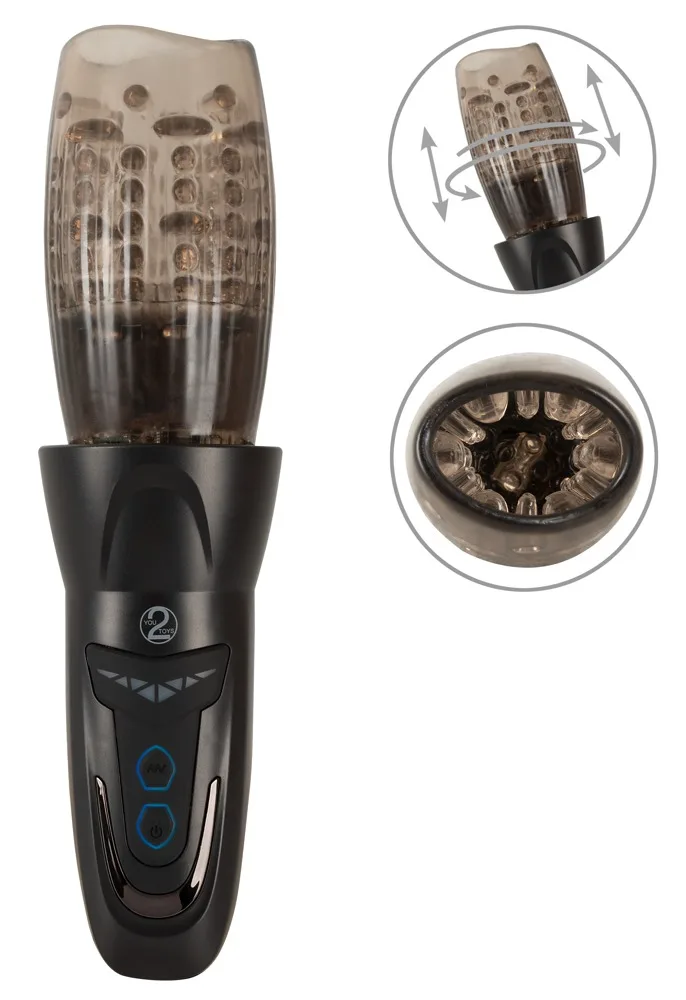 Stroker Masturbator mit Rotation, Vibration und Stoßmassage