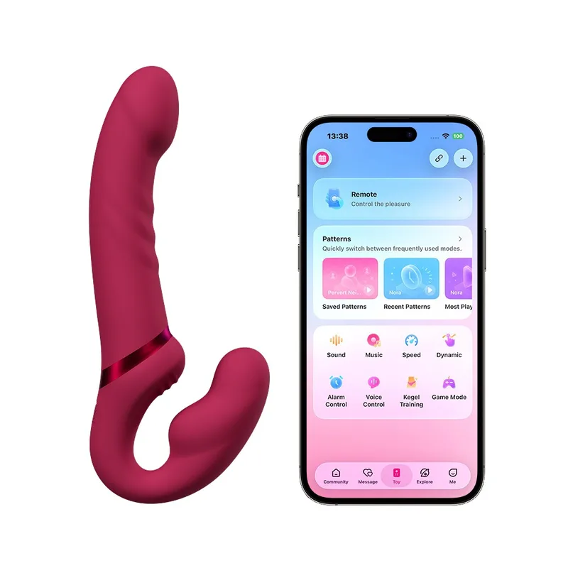 Lovense Strapless Strap-on „Lapis“ per App steuerbar