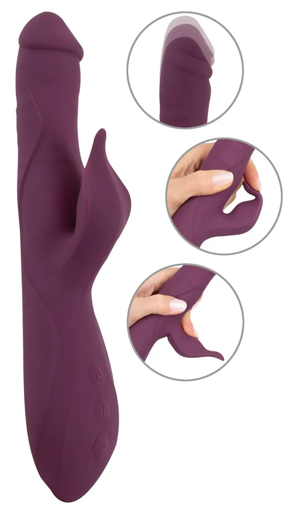 JAVIDA Rabbitvibrator mit Stoßfunktion