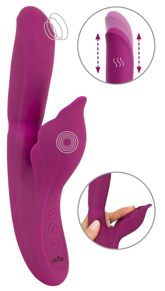 JAVIDA Rabbitvibrator mit 4 Funktionen
