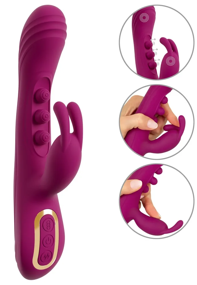 JAVIDA Rabbitvibrator „Can help you squirt!“ mit 2 Funktionen