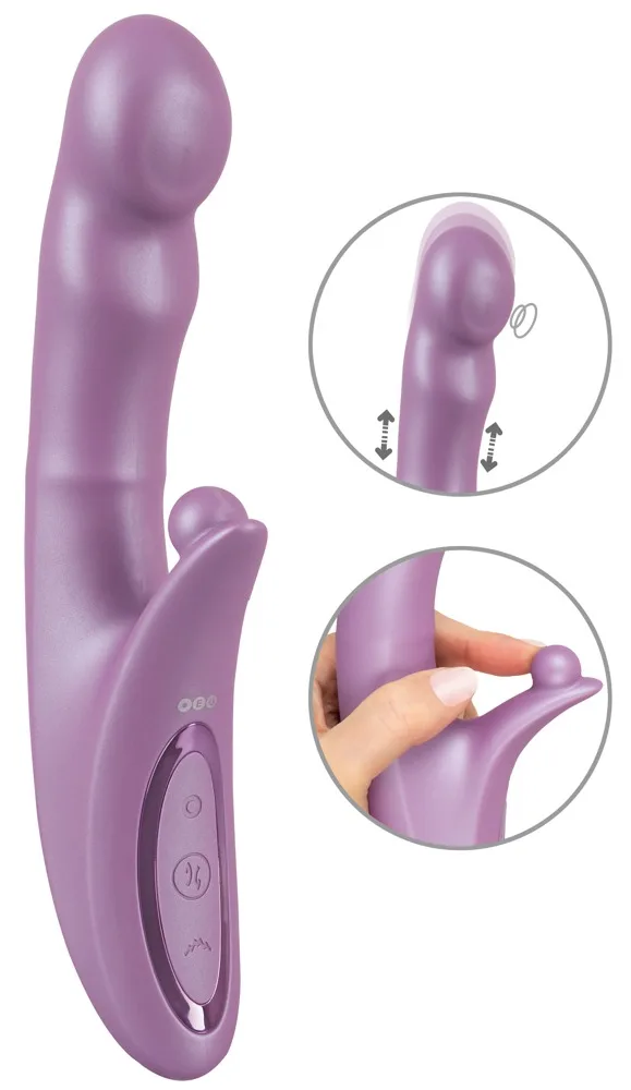 be Sassy Rabbitvibrator „be Warming“ mit pulsierender Stoßfunktion
