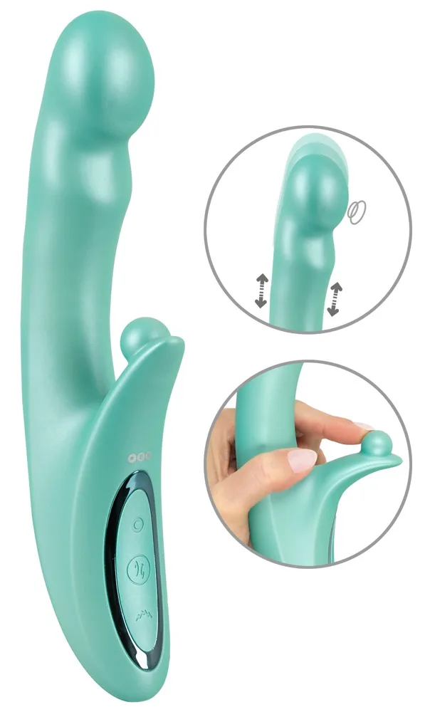 be Sassy Rabbitvibrator „be Warming“ mit pulsierender Stoßfunktion