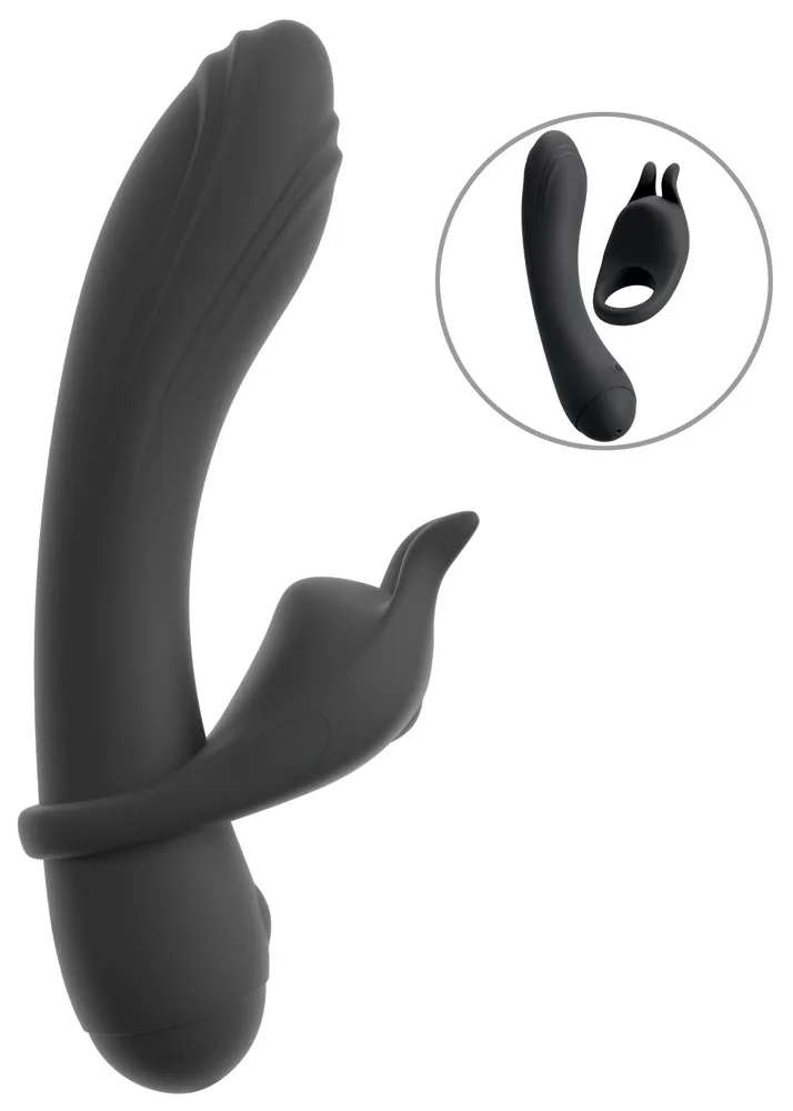 Couples Choice Vibrator mit abnehmbarem Vibro-Penisring
