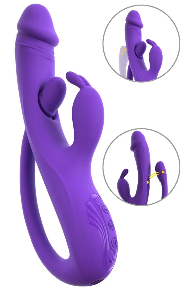 Sweet Smile Rabbitvibrator mit G-Punkt/Anal-Stimulator