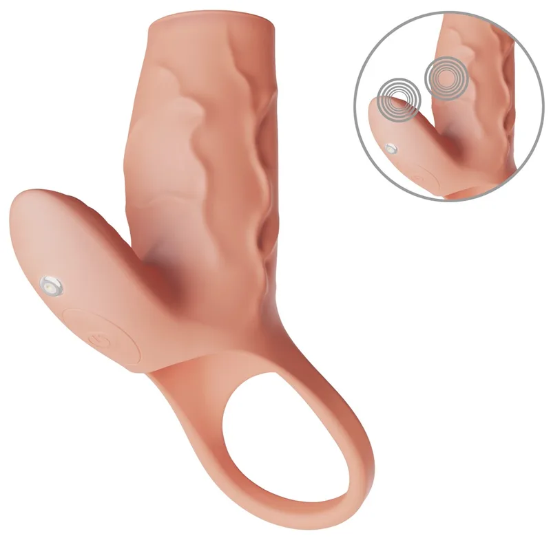 Realistixxx Penismanschette „RealSleeve Clit“ mit 2 Motoren