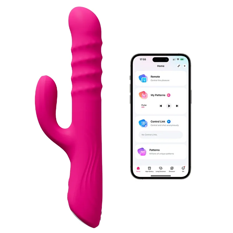 Lovense Rabbitvibrator „Velvo“ mit WaveRoller-Massageperlen