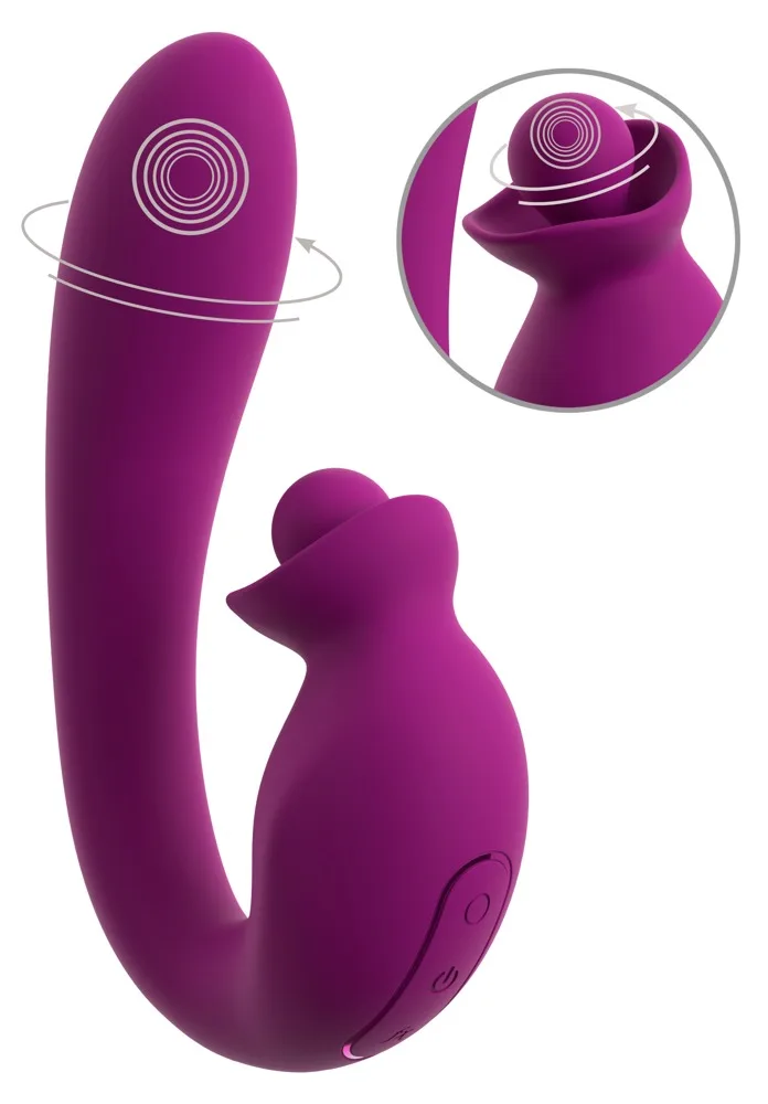 JAVIDA Vibrator mit Doppelrotation