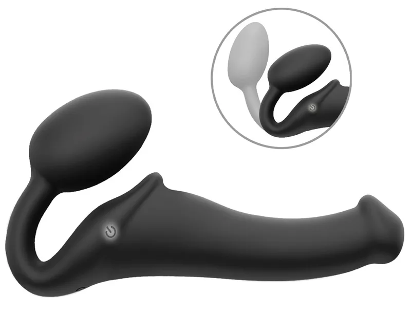 strap-on-me Strapless Strap-on „Vibrating Bendable“ mit 3 Motoren