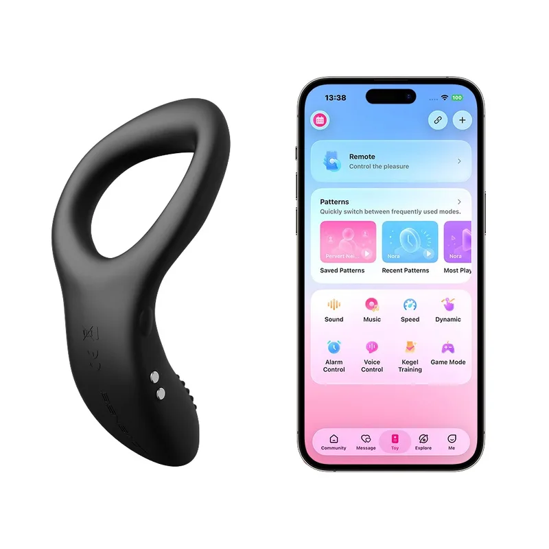 Lovense Vibro-Penisring „Diamo“ per App steuerbar
