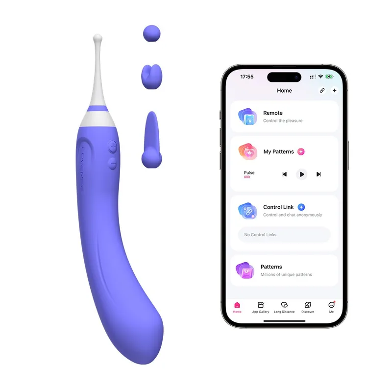 Lovense Vibrator „Hyphy“ inklusive 3 Aufsätze