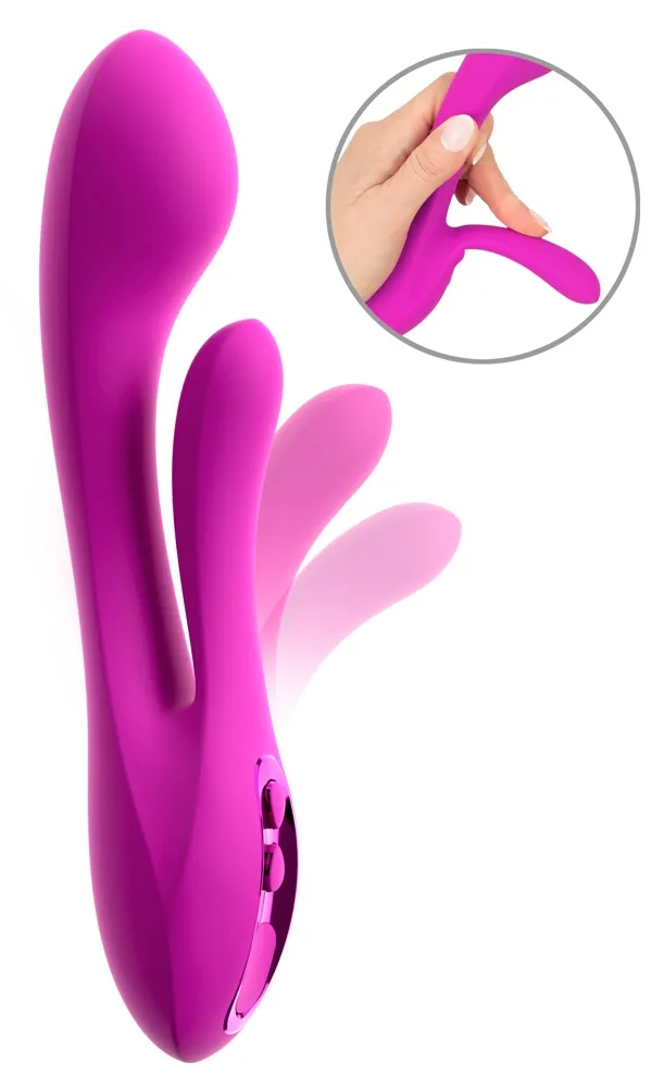 Doppelvibrator „Flexible Function be Temping“ mit 2 x 10 Vibrationsmodi
