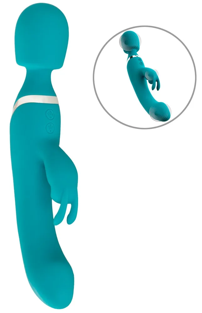 Sweet Smile Massagestab und Rabbitvibrator in einem Toy