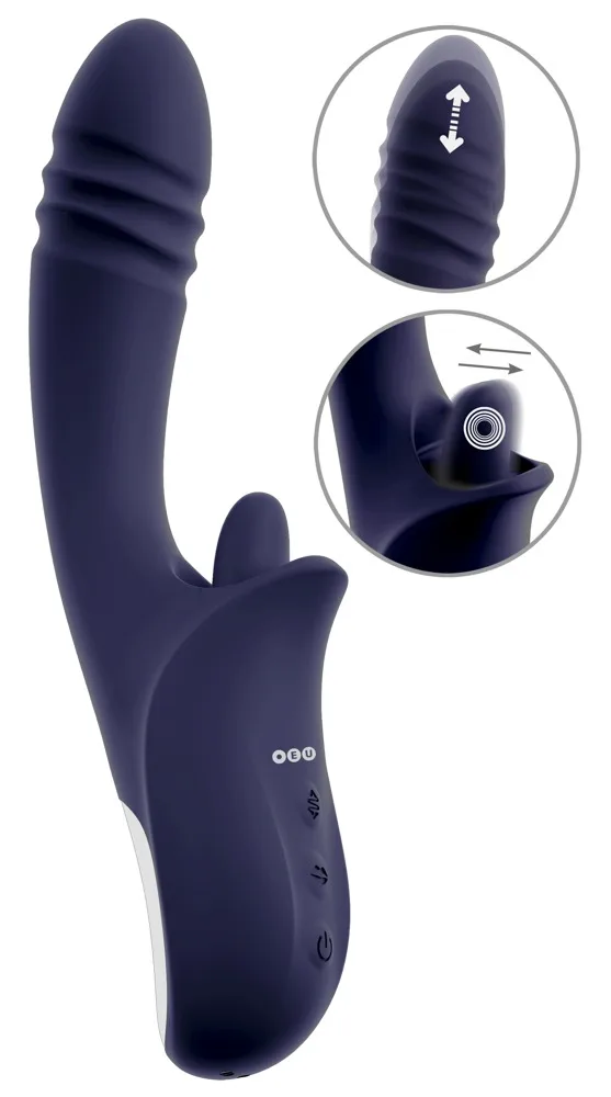 be Sassy Stoßvibrator „be Seductive“ mit Vibro-Zunge für Klitoris