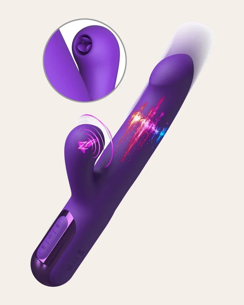 Fantasy For Her Rabbitvibrator „Super Sonix Thruster“ mit Stoßfunktion