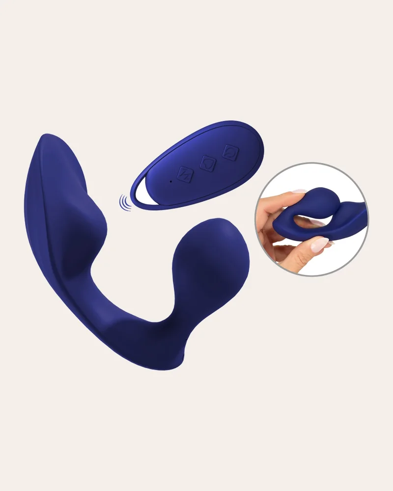 Sweet Smile Slip-Analvibrator mit Fernbedienung