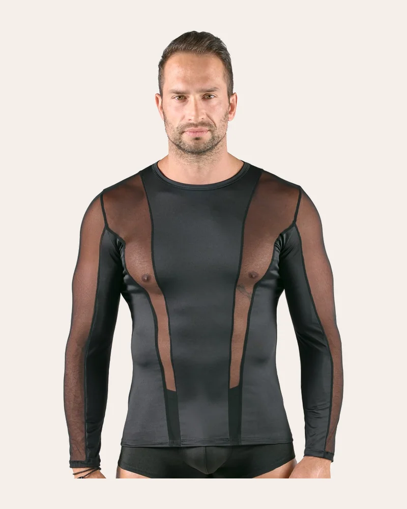 Svenjoyment Shirt mit langem Arm