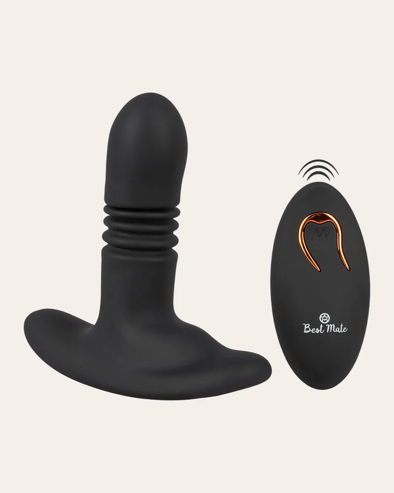 Best Mate Premium „RC Analplug mit Stoßfunktion“ und praktischer Fernbedienung