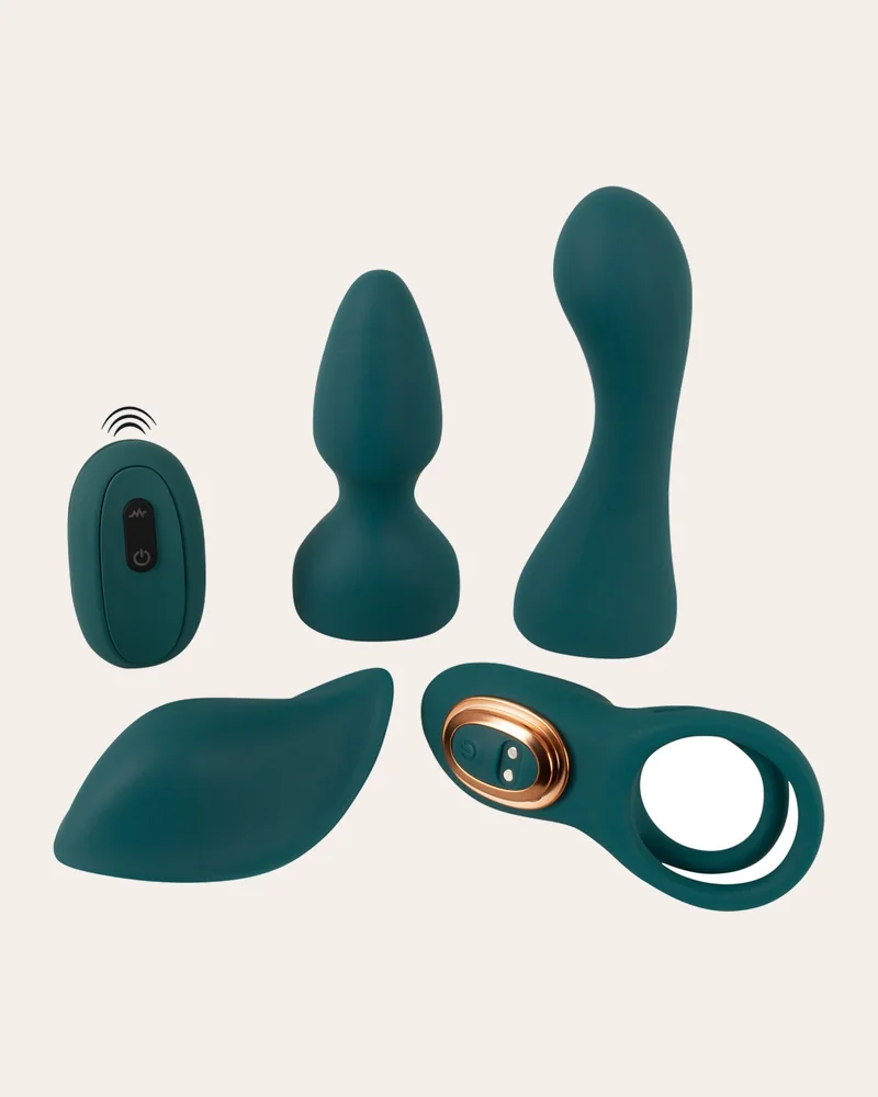 Couples Choice 5-teiliges Paartoy-Set mit Fernbedienung